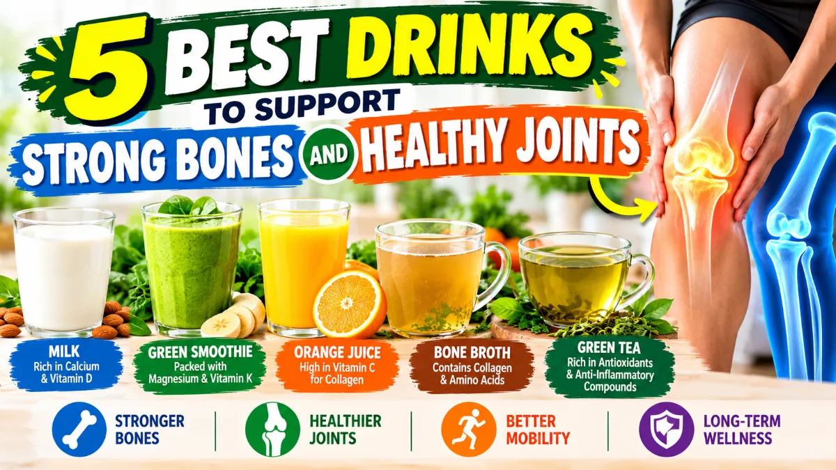 5 Best Drinks for Strong Bones and Healthy Joints