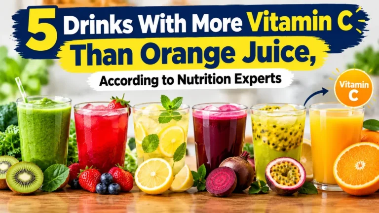 5 Drinks With More Vitamin C Than Orange Juice, According to Nutrition Experts