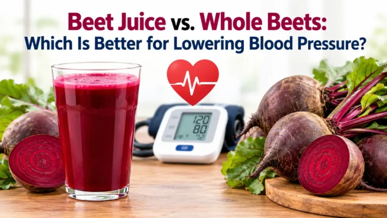 Beet Juice vs. Whole Beets: Which Is Better for Lowering Blood Pressure?