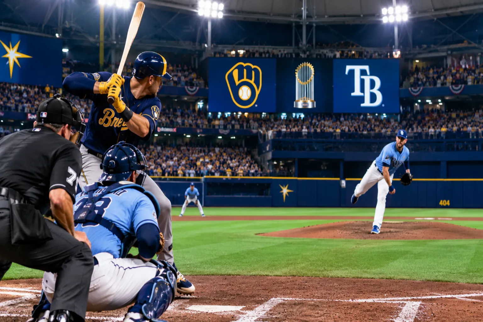 Brewers vs Rays score