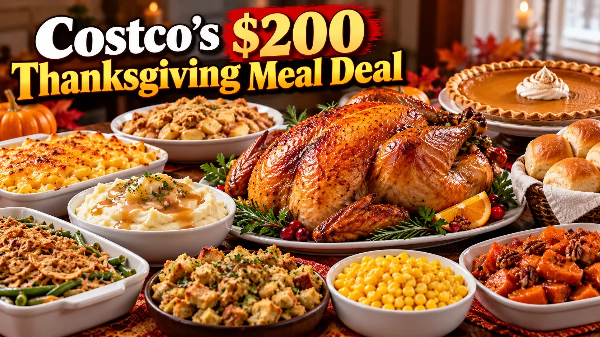 Costco $200 Thanksgiving meal deal