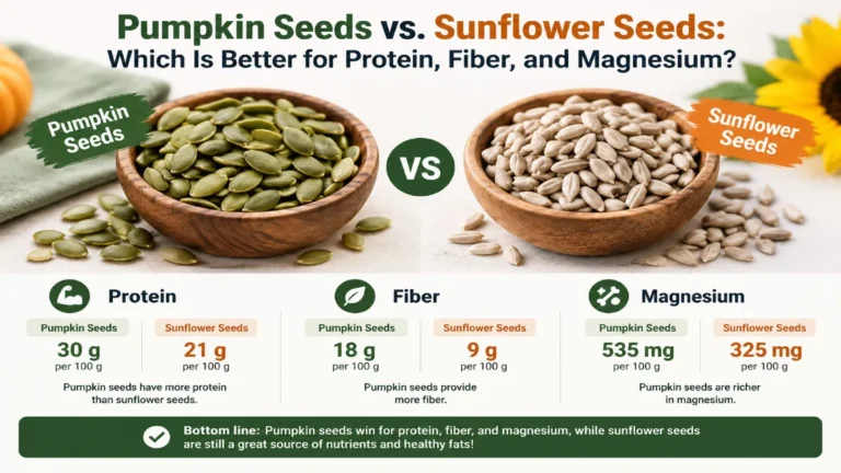Pumpkin Seeds vs. Sunflower Seeds: Which Is Better for Protein, Fiber, and Magnesium?