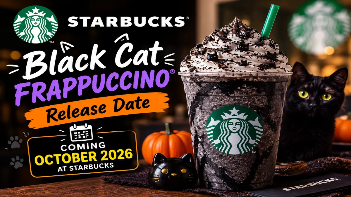 Starbucks Black Cat Frappuccino release date