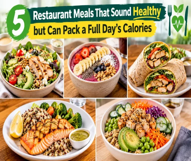 5 Restaurant Meals That Sound Healthy but Can Pack a Full Day’s Calories Healthy Eating