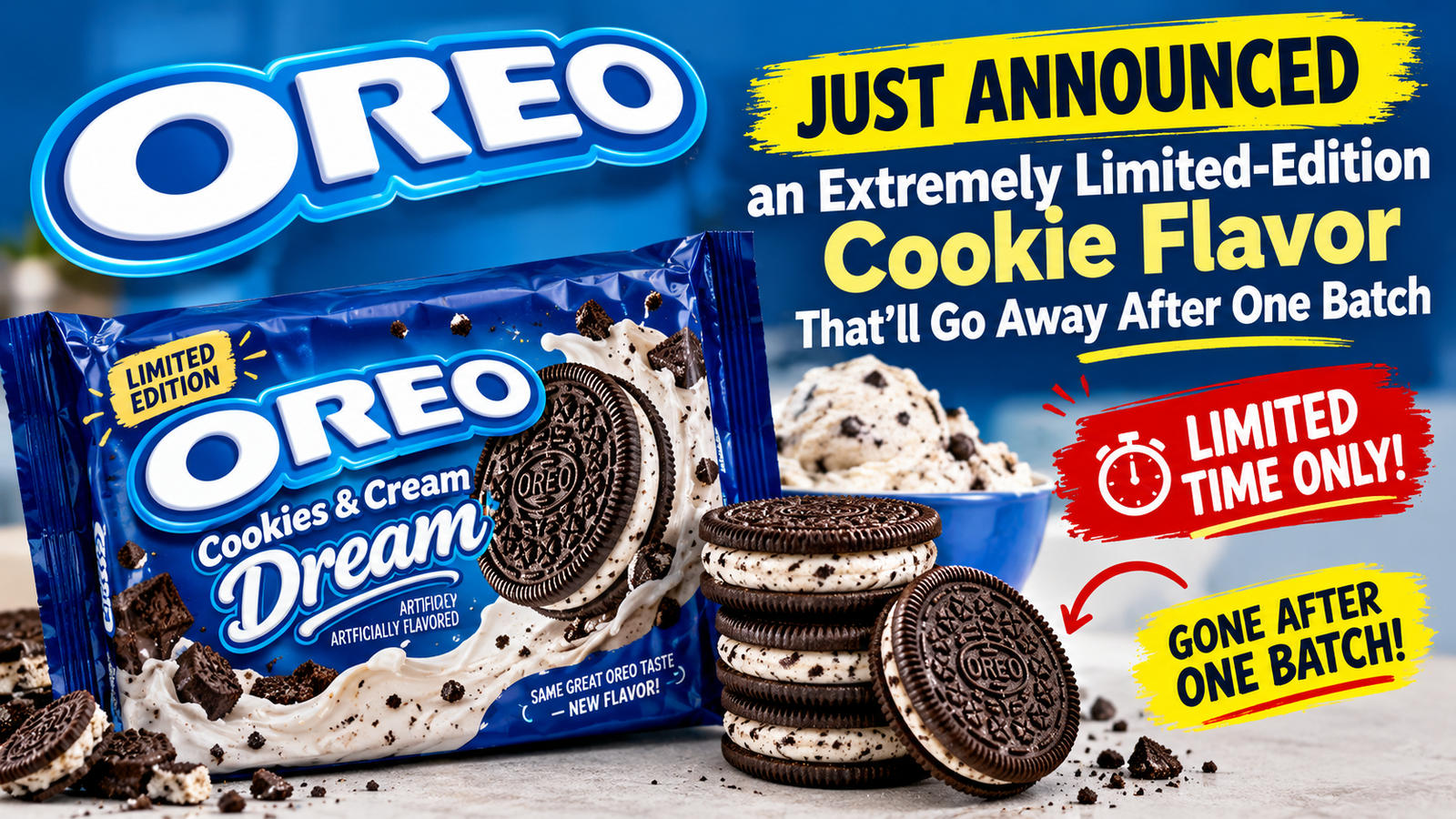 Oreo's Limited-Edition Cookie Flavor What to Know