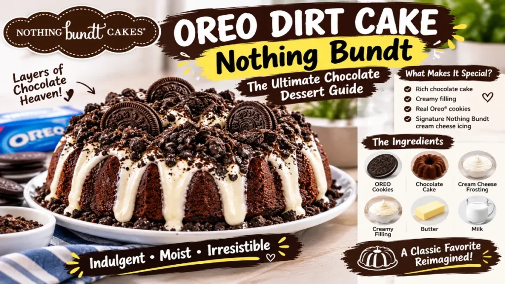 oreo dirt cake nothing bundt